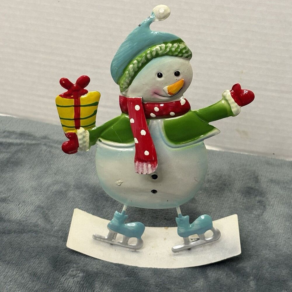 Snowman Holiday Decor Metal Christmas